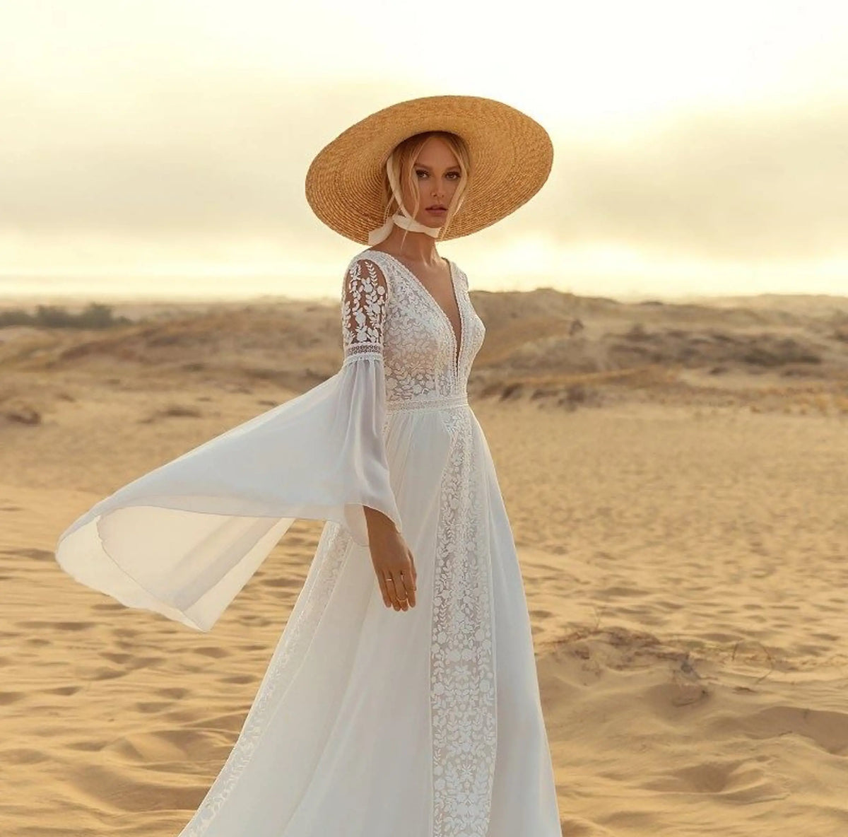 Bridal Gowns For Your Bohemian Wedding