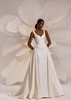 Percy dress and overskirt