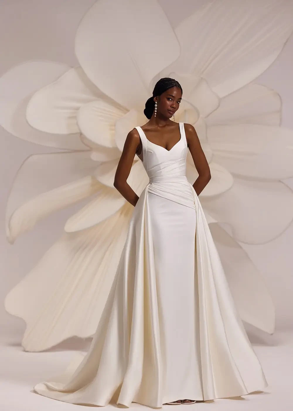 Percy dress and overskirt