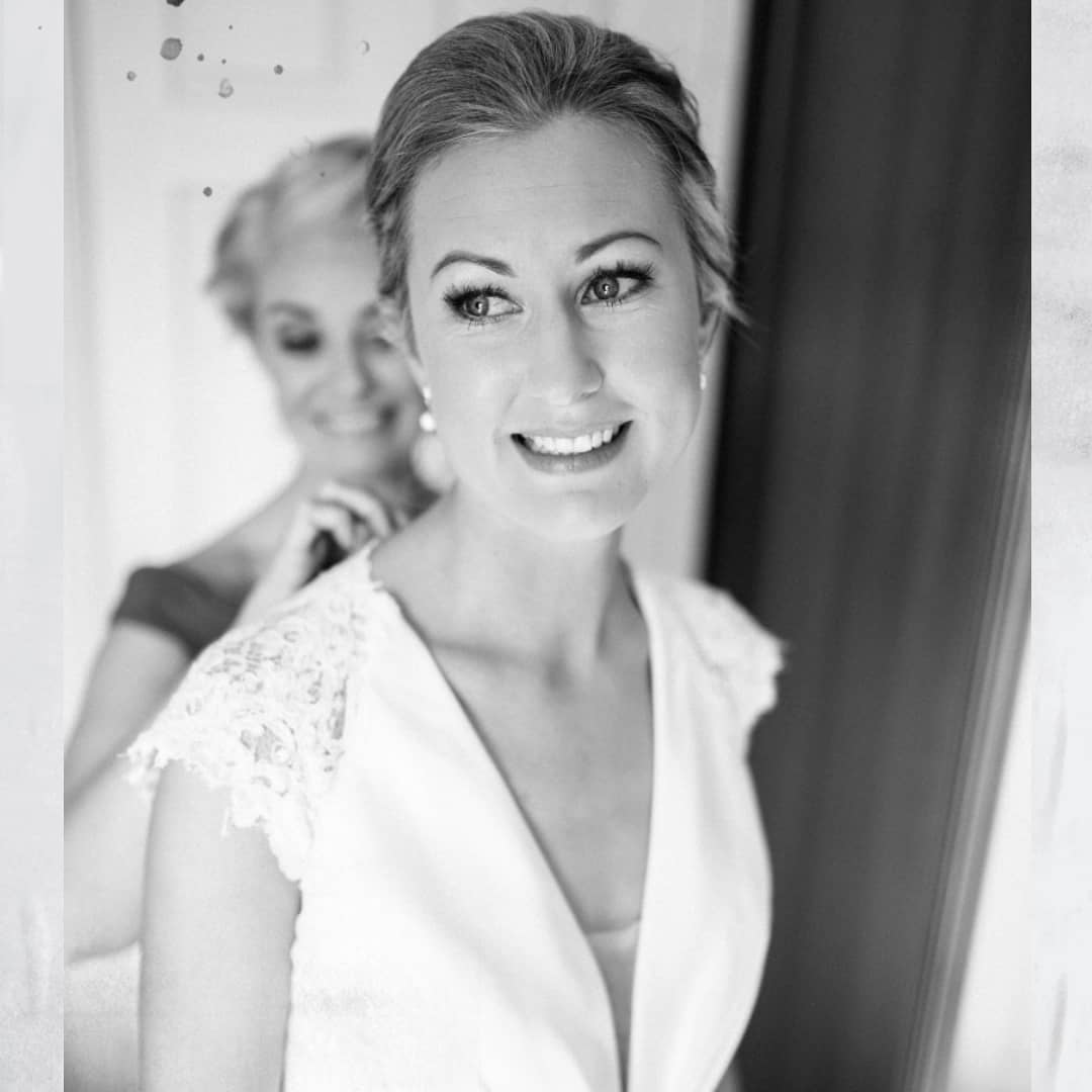 Bridal gown detail