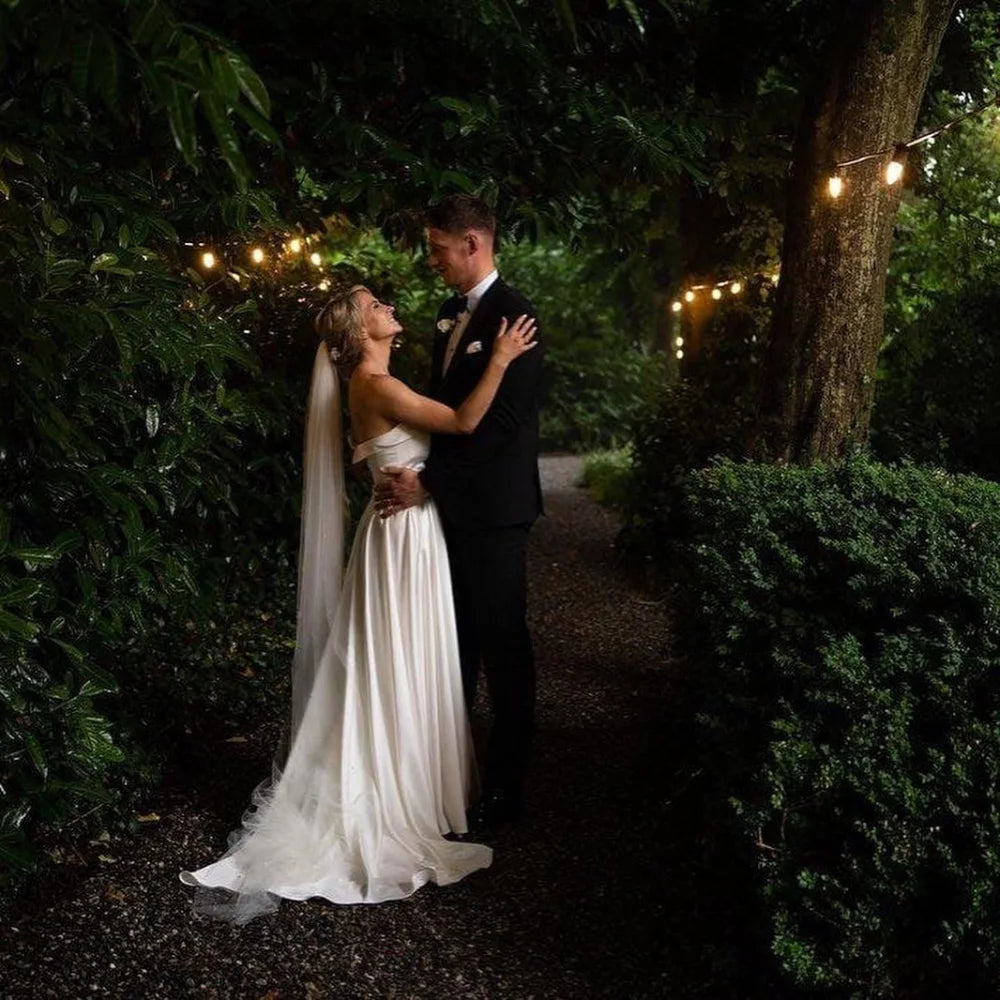Bridal gown detail