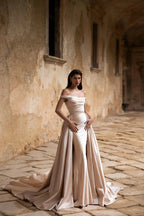 Venus dress and overskirt