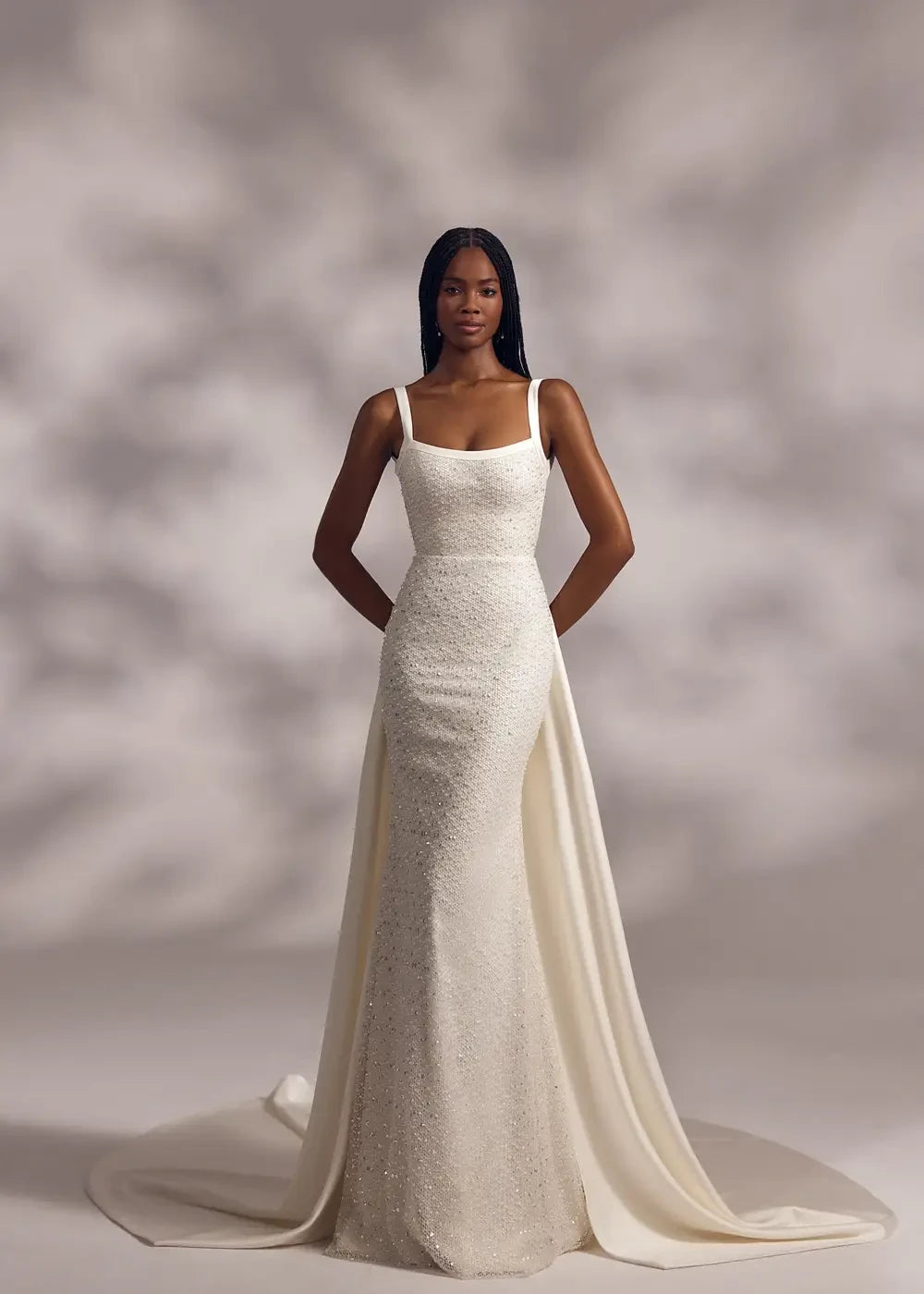 Merci dress and overskirt
