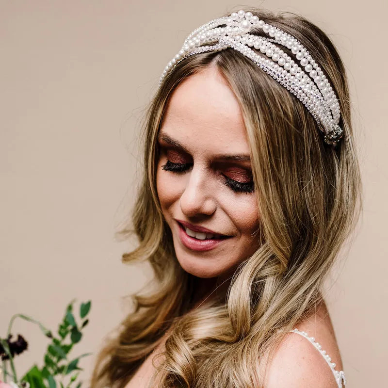 Zephyr Headband Pearl & Diamante
