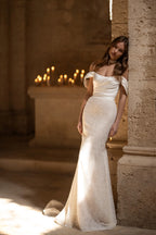 Atlanta dress and overskirt
