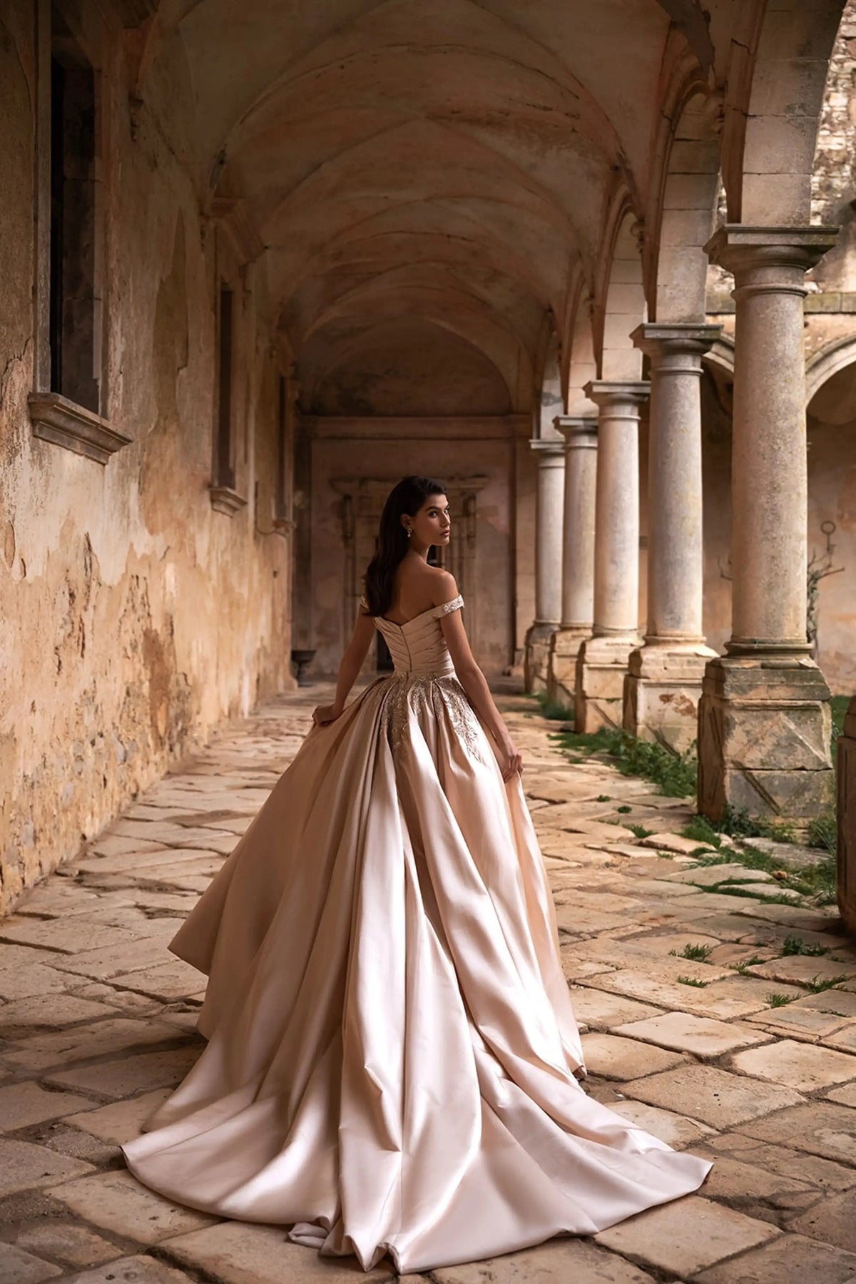 Venus dress and overskirt