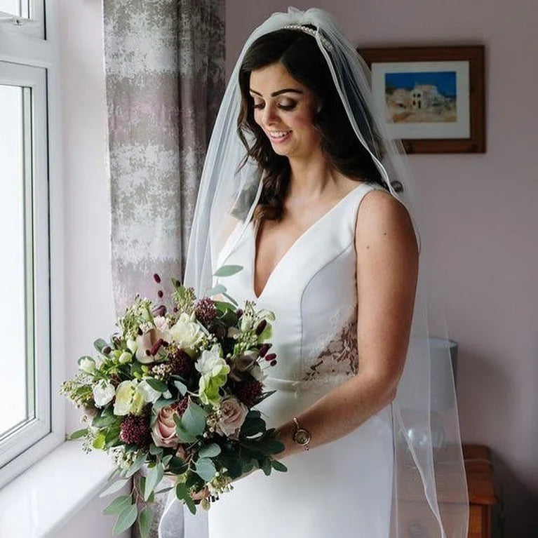 Bridal gown detail