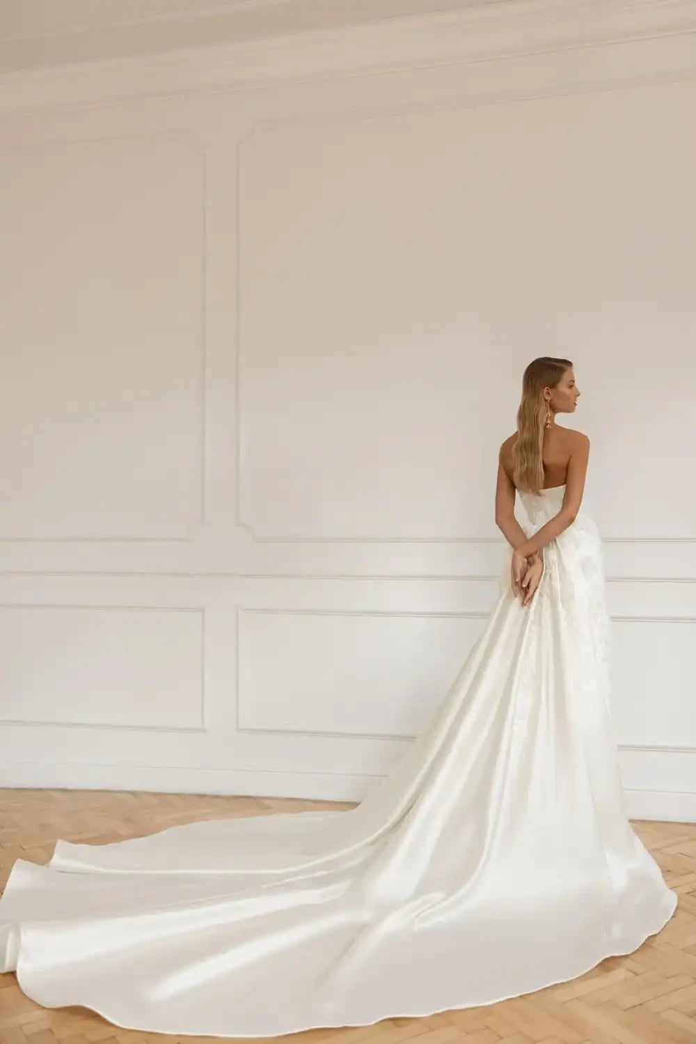 Minelli dress and overskirt