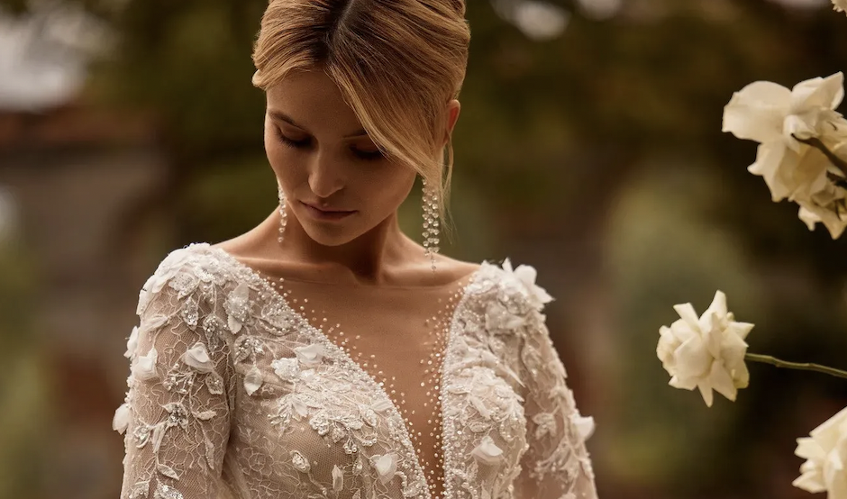 Translating High Fashion Trends to Fall 2023 Bridal Wear Image