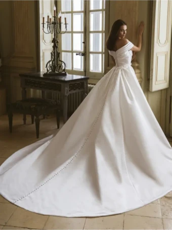 Élysée Style #Garnet dress and o/skirt #2 Ivory thumbnail