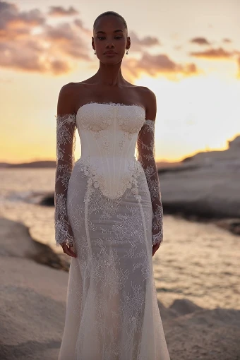 Eva Lendel Style #Milos dress only #0 Ivory thumbnail