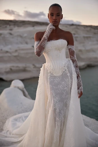 Eva Lendel Style #Milos Overskirt only #0 Ivory thumbnail