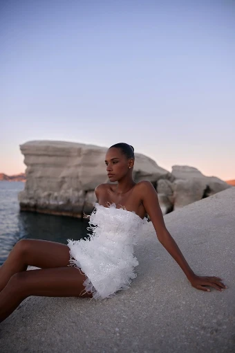 Eva Lendel Style #Corfu dress only #0 Ivory thumbnail