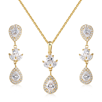 Athena Bridal Jewellery Style #7615 #0 Gold thumbnail