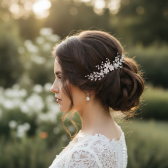 Athena Bridal Jewellery Style #Wendy Hair comb #0 thumbnail