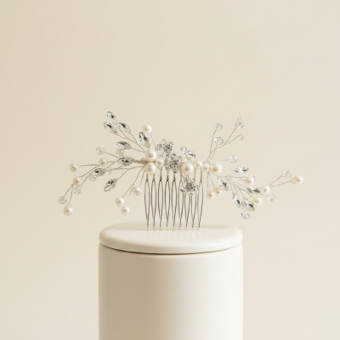 Athena Bridal Jewellery Style #Holly Hair Comb #1 thumbnail