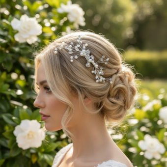 Athena Bridal Jewellery Style #Holly Hair Comb #0 thumbnail