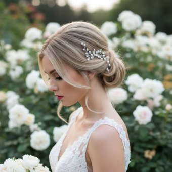 Athena Bridal Jewellery Style #Pearl hair comb #0 thumbnail