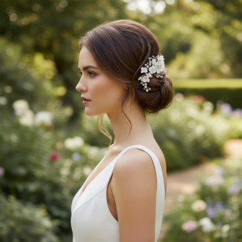 Athena Bridal Jewellery Style #Hermione hair comb #2 thumbnail