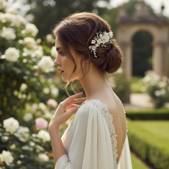 Athena Bridal Jewellery Style #Hermione hair comb #0 thumbnail