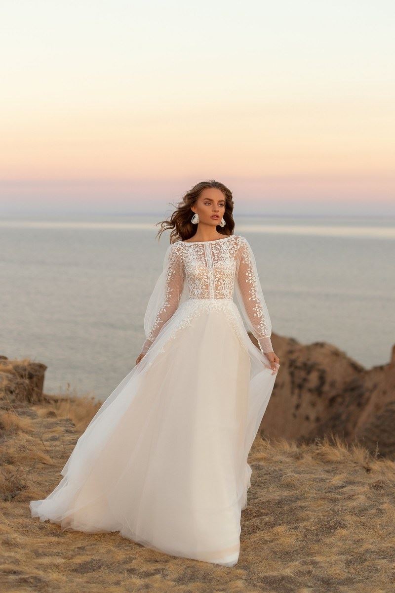 wedding dresses with sleeves ireland
