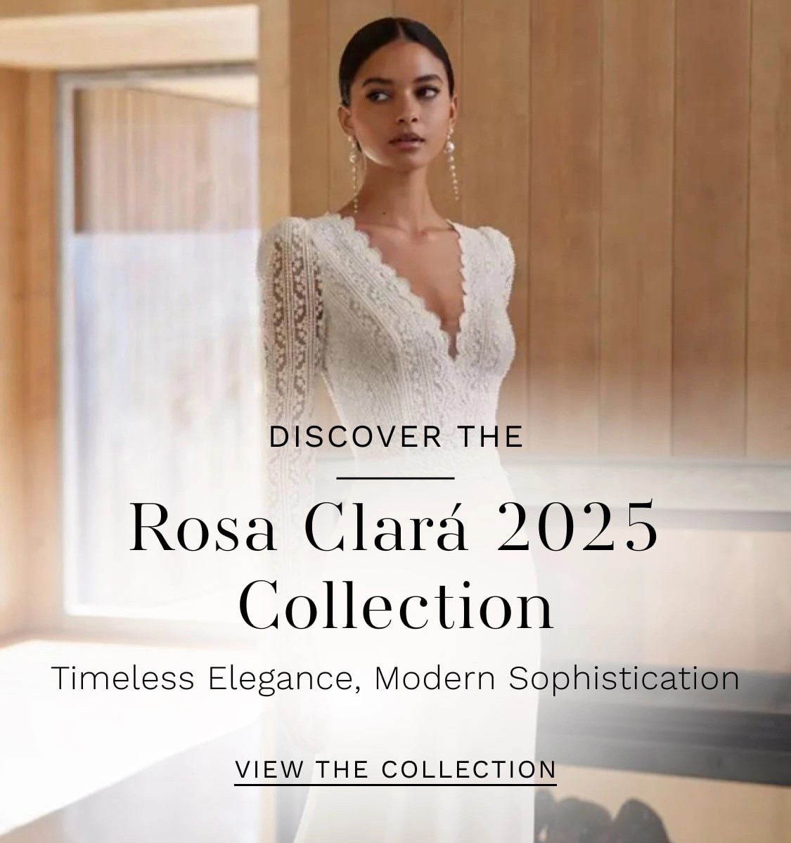 Rosa Clara 2025 Bridal Banner Mobile