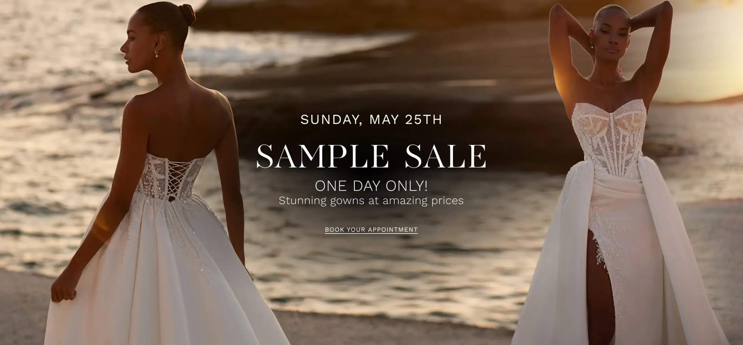 Sample Sale Desktop Banner